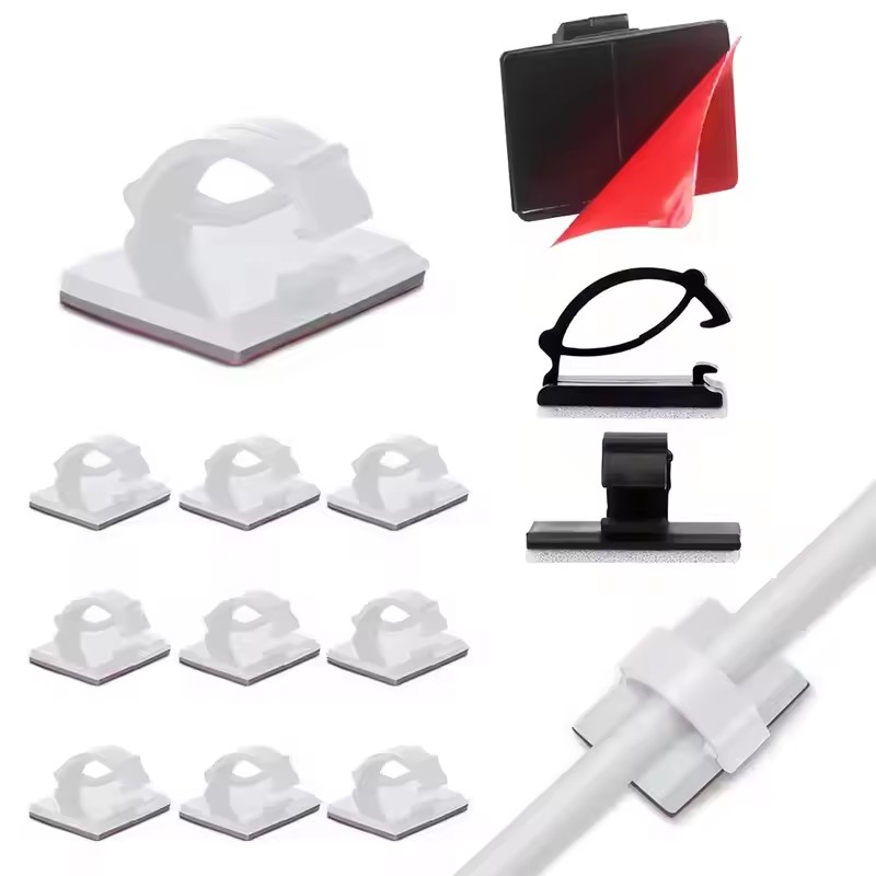 Cable Organizer - 접착식 차량용 케이블 충전선 고정 클립,