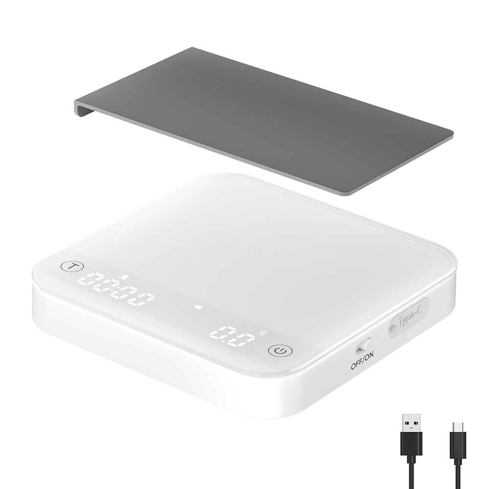 Power Bank - 휴대용 커피 저울 0.1g 정밀도 0.3g-2000g,