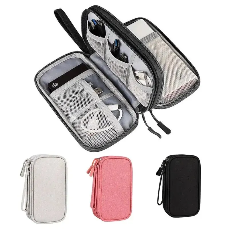 Cable Organizer - 1PCS 그레이/블랙/핑크/네이비 새로운 여행용 정리 가방