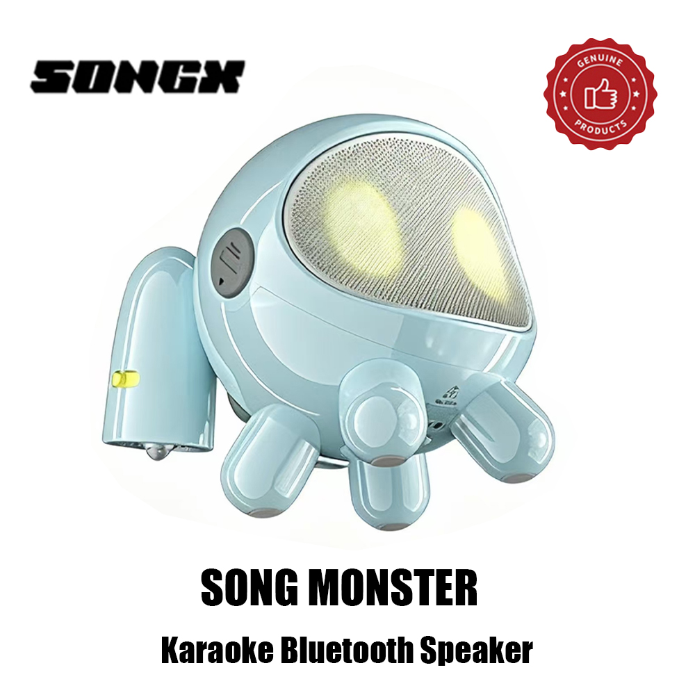 Bluetooth Speaker - SONGX SONGMONSTER 귀여운 로봇 가라오케 블루투스