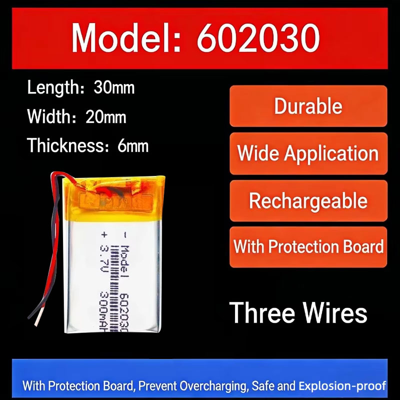 3.7V 300mAh 602030 리튬 배터리 무선 블 - Smart Watch 리뷰 및 가격