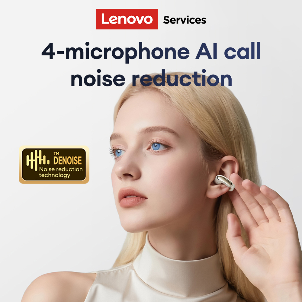 레노버 LES-108 골전도 TWS 이어 클립 이어폰  - Headphones Wireless 리뷰 및 가격