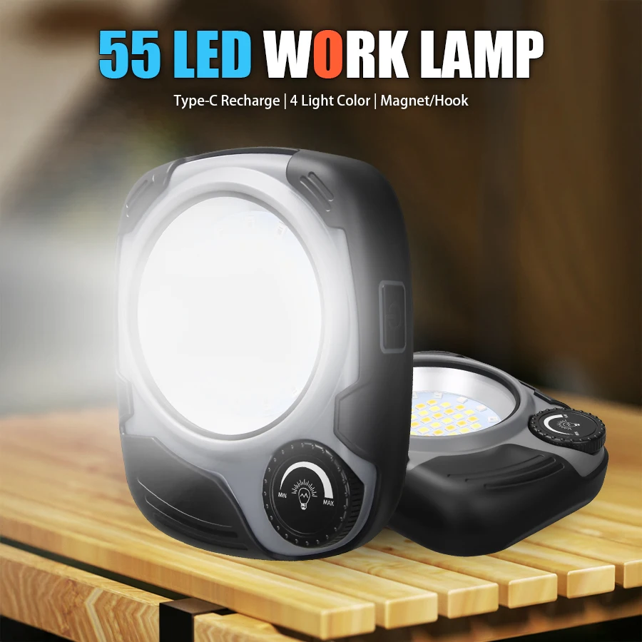 충전식 LED/COB 캠핑 랜턴, 500LM 무단계 조 - Power Bank 리뷰 및 가격