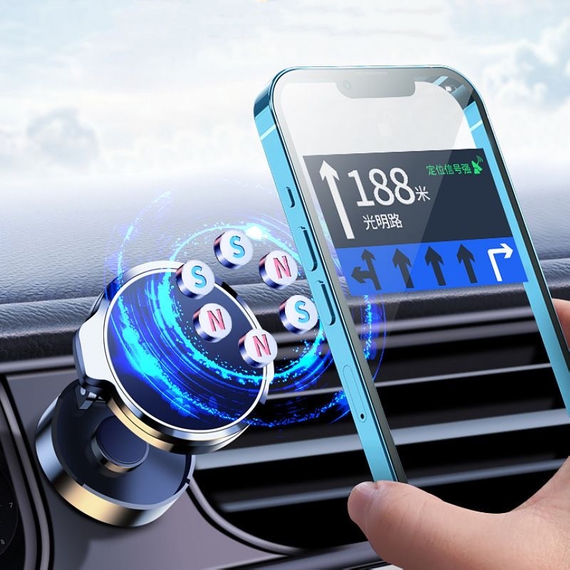 강력한 자석식 휴대폰 거치대 720 °   접이식 원형 - Phone Holder 리뷰 및 가격
