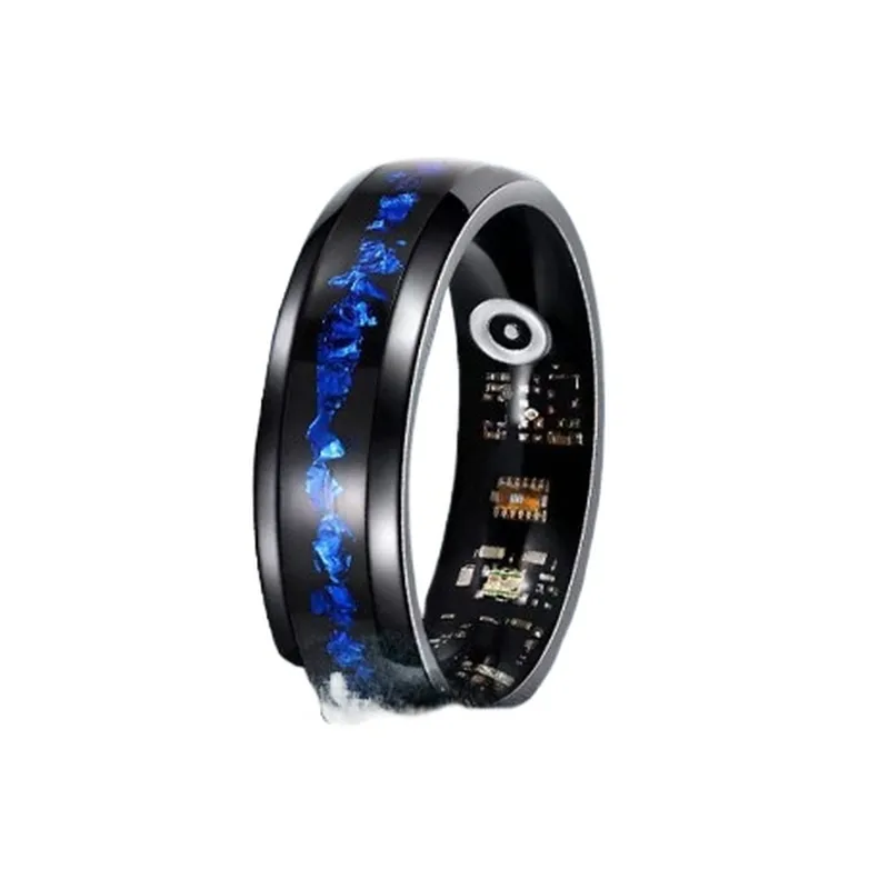 스마트 링 블루 골드 포일 디자인 심박수 혈중 산소 수 - Smart Watch 리뷰 및 가격