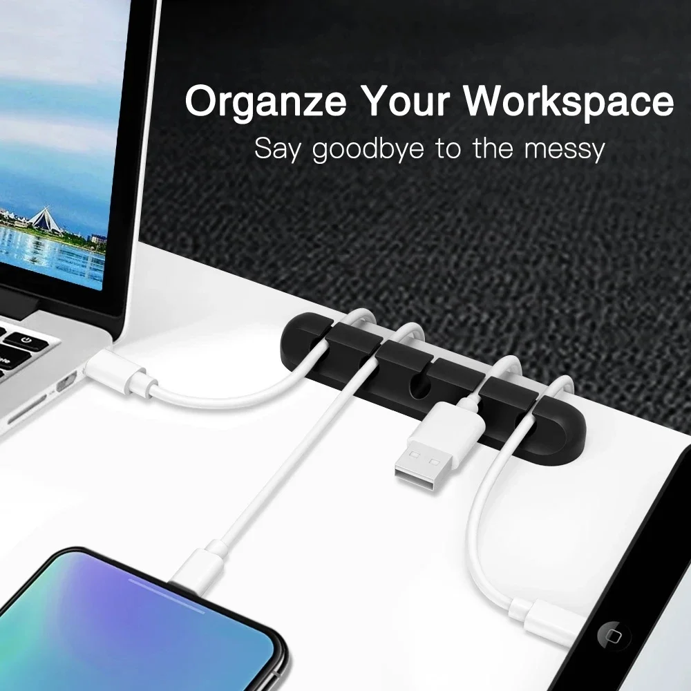실리콘 USB 케이블 정리기 USB 충전 케이블 와인더 - Cable Organizer 리뷰 및 가격