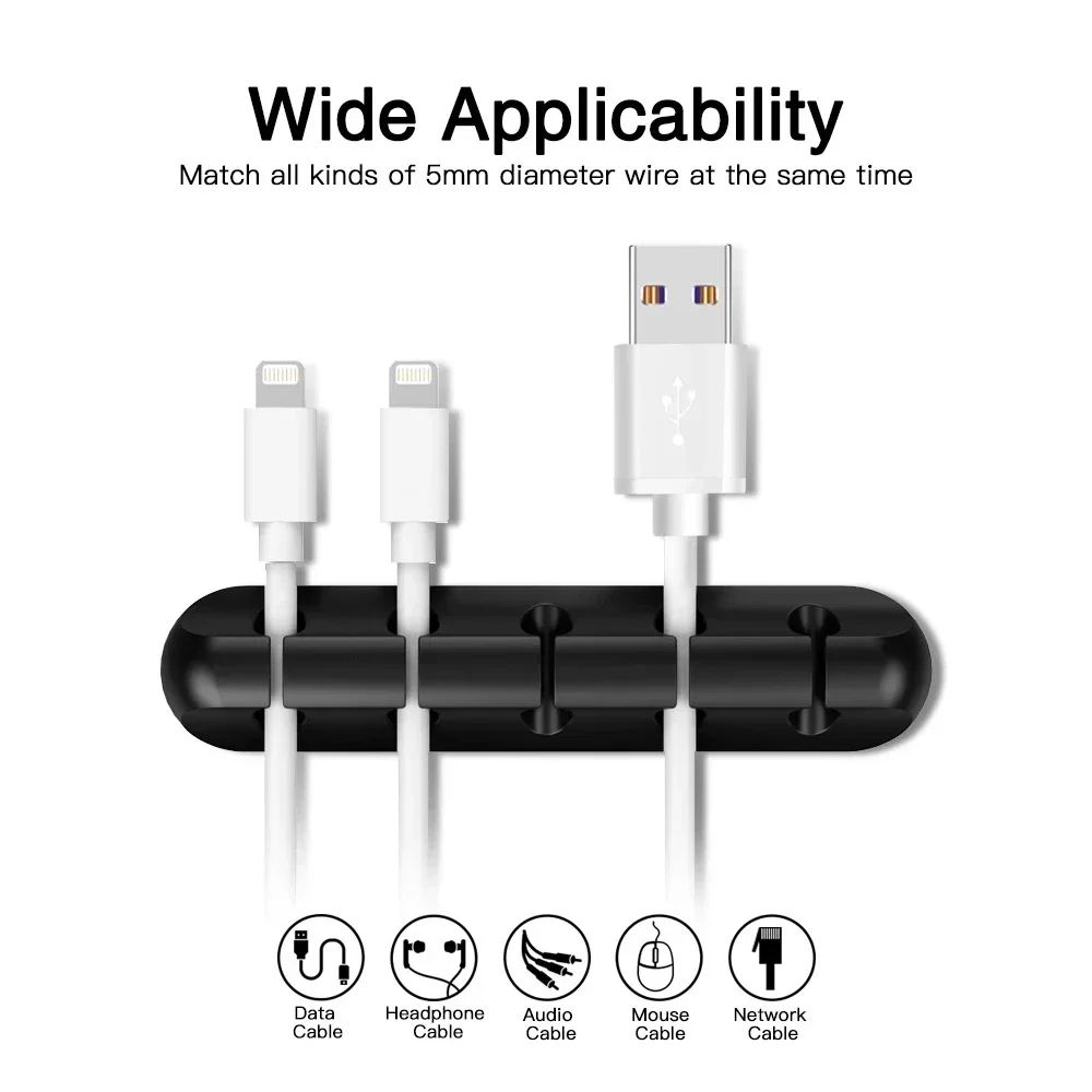 실리콘 USB 케이블 정리대, USB 충전 케이블 정리 - Cable Organizer 리뷰 및 가격